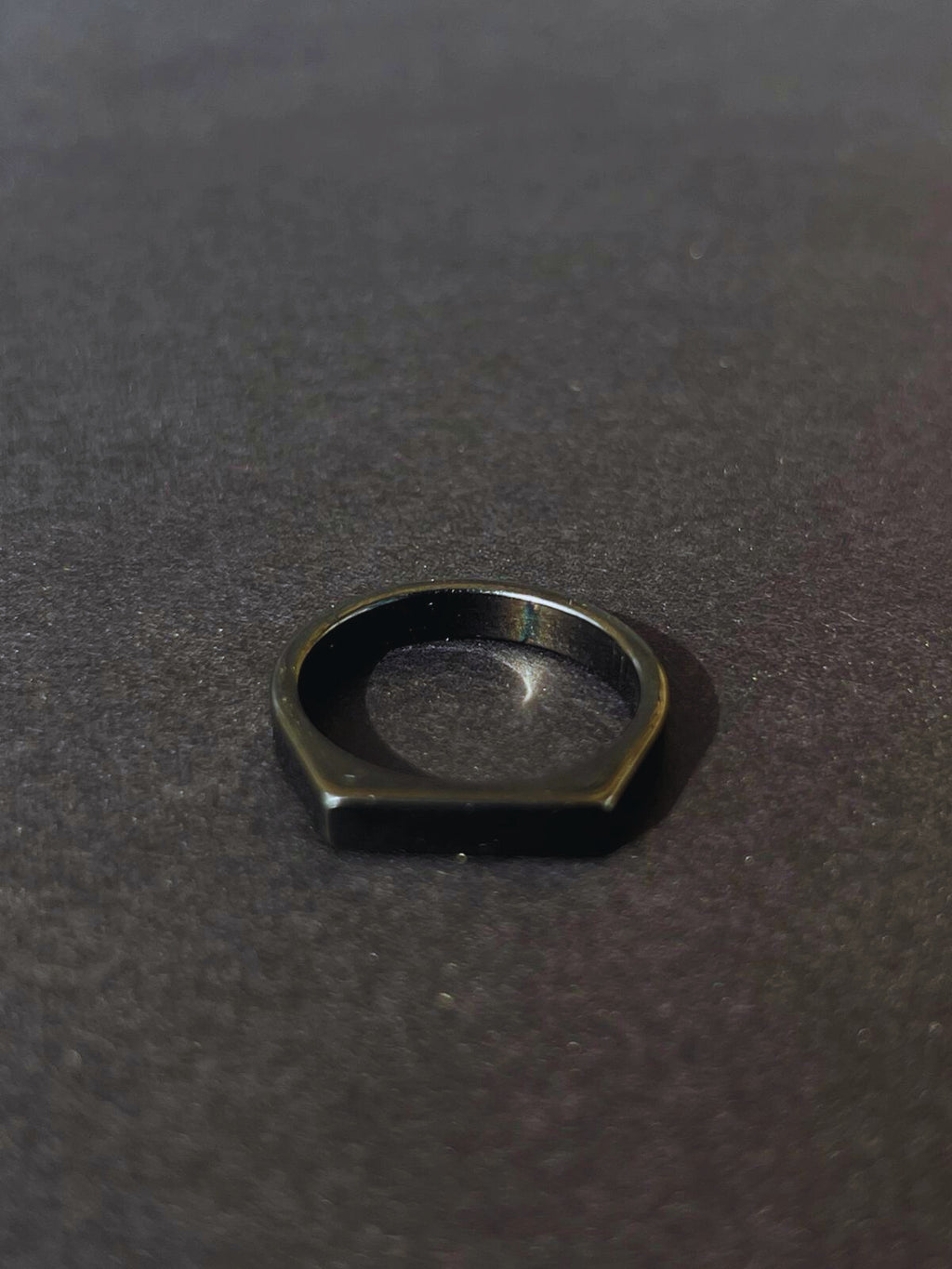 Black men signet ring for everyday wear, minimalistic jewelry for everyday wear