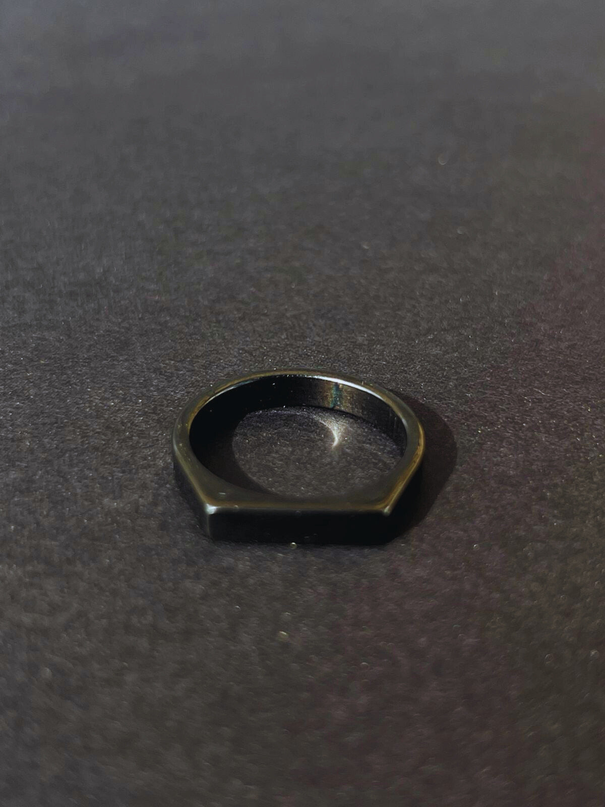 Black men signet ring for everyday wear, minimalistic jewelry for everyday wear
