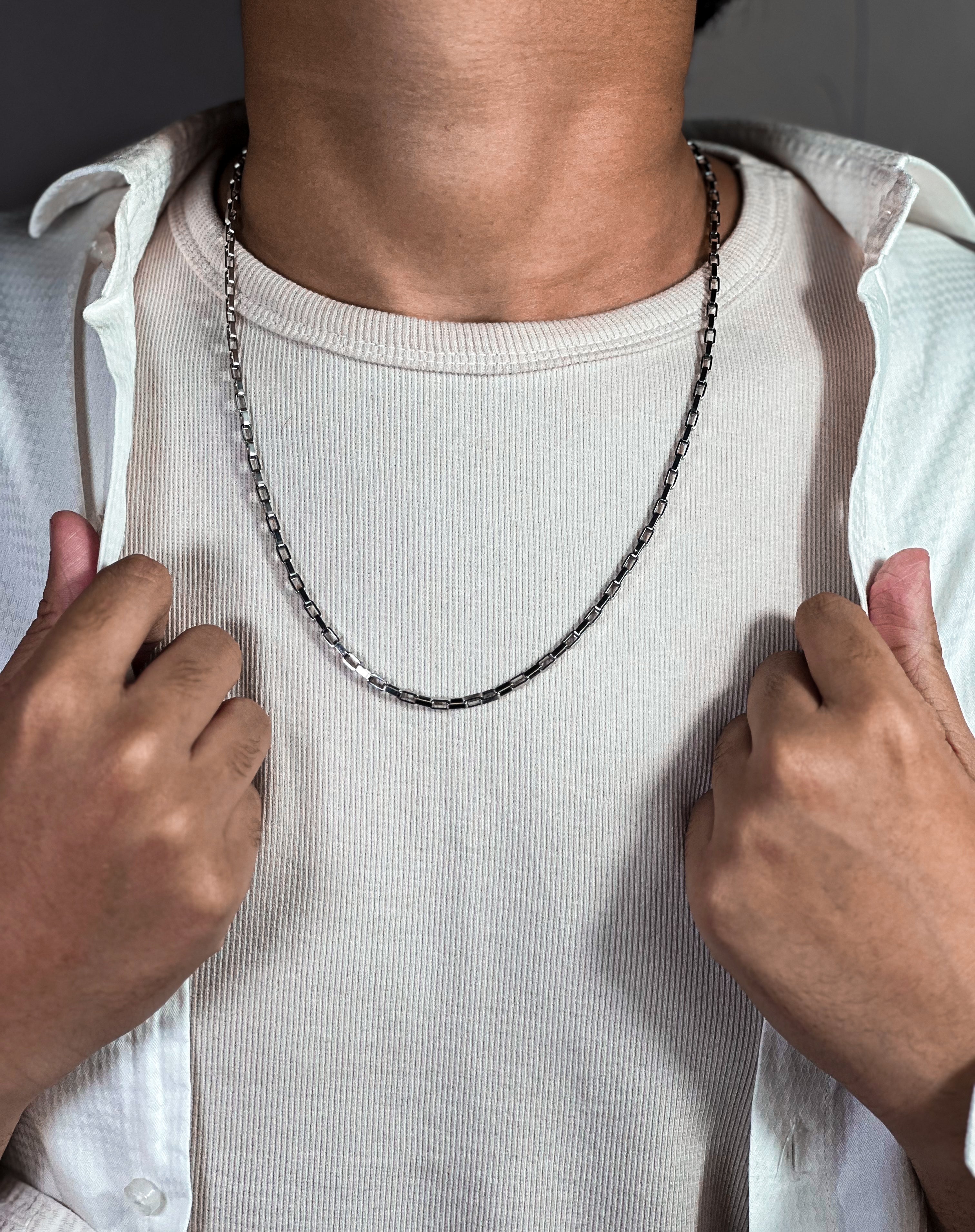 ROYCE CHAIN · 3MM (SILVER)