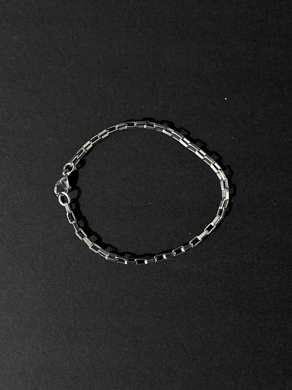 Men's link chain bracelet, for everyday wear,, silver. Men's bracelet, Stainless Steel
