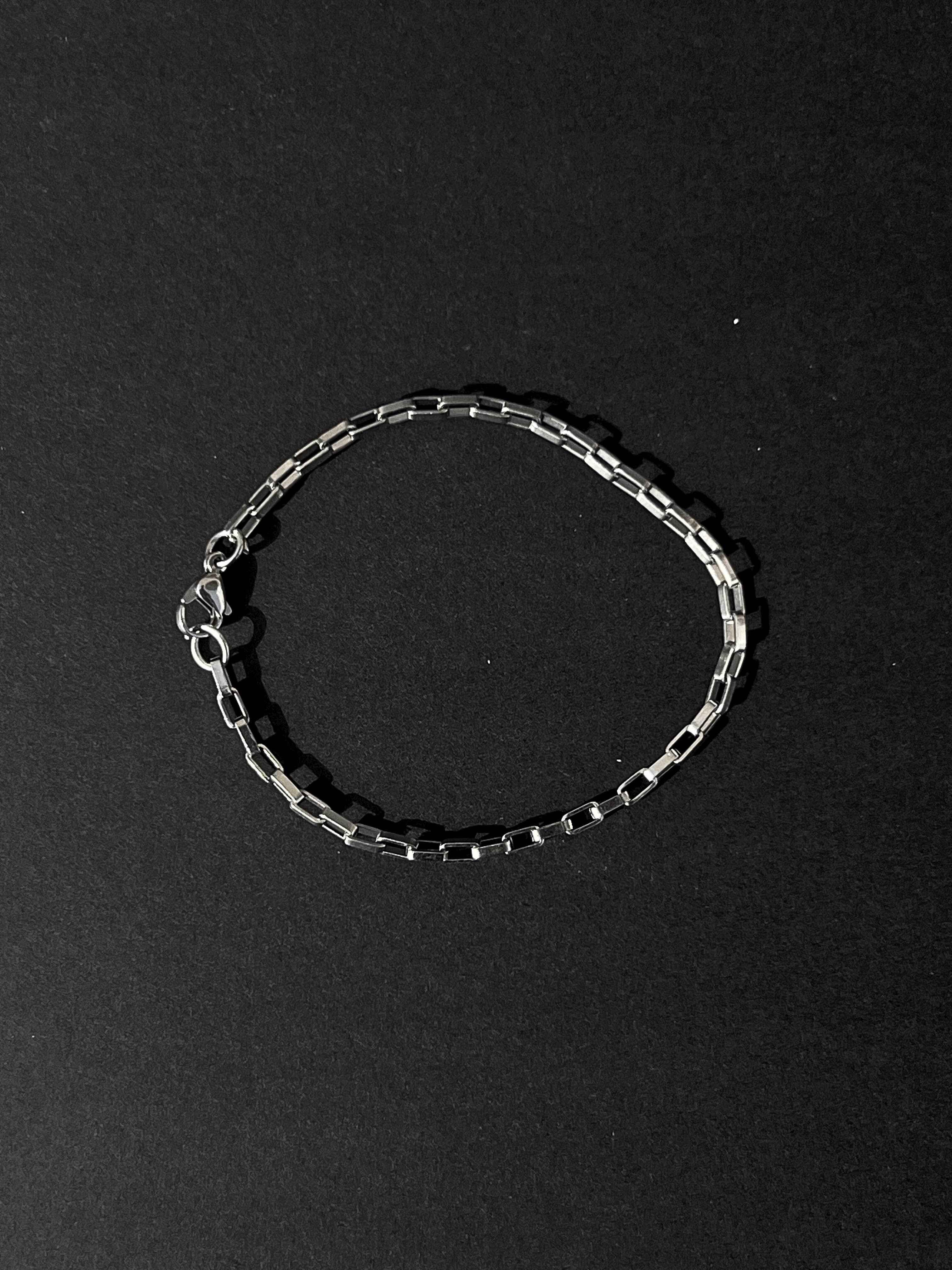 Men's link chain bracelet, for everyday wear,, silver. Men's bracelet, Stainless Steel