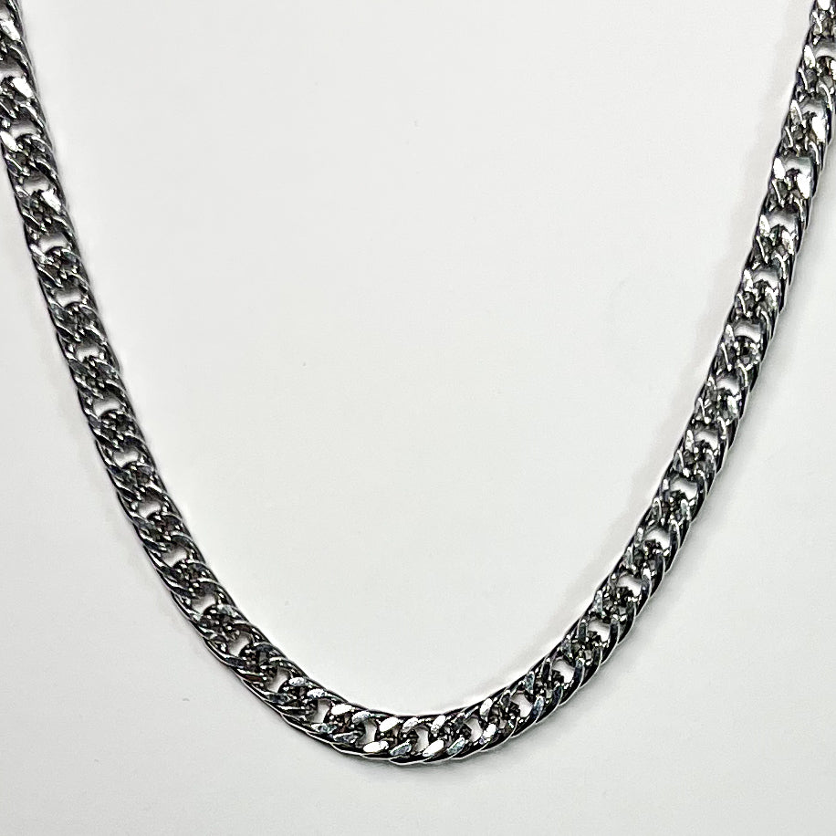 DOUBLE LINK CHAIN · 3MM (SILVER)