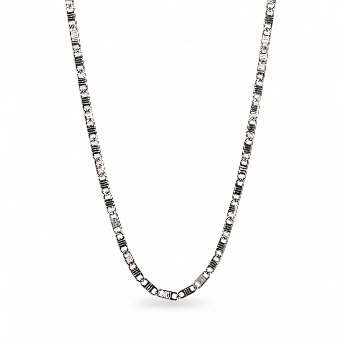 RAIL LINK CHAIN · 3MM (SILVER)