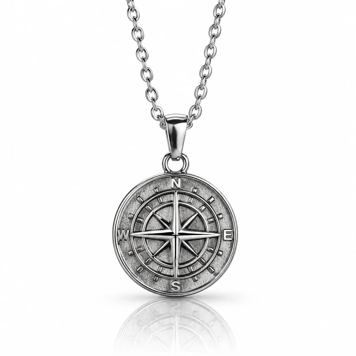 COMPASS PENDANT (SILVER)