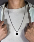 ONYX SQUARE PENDANT