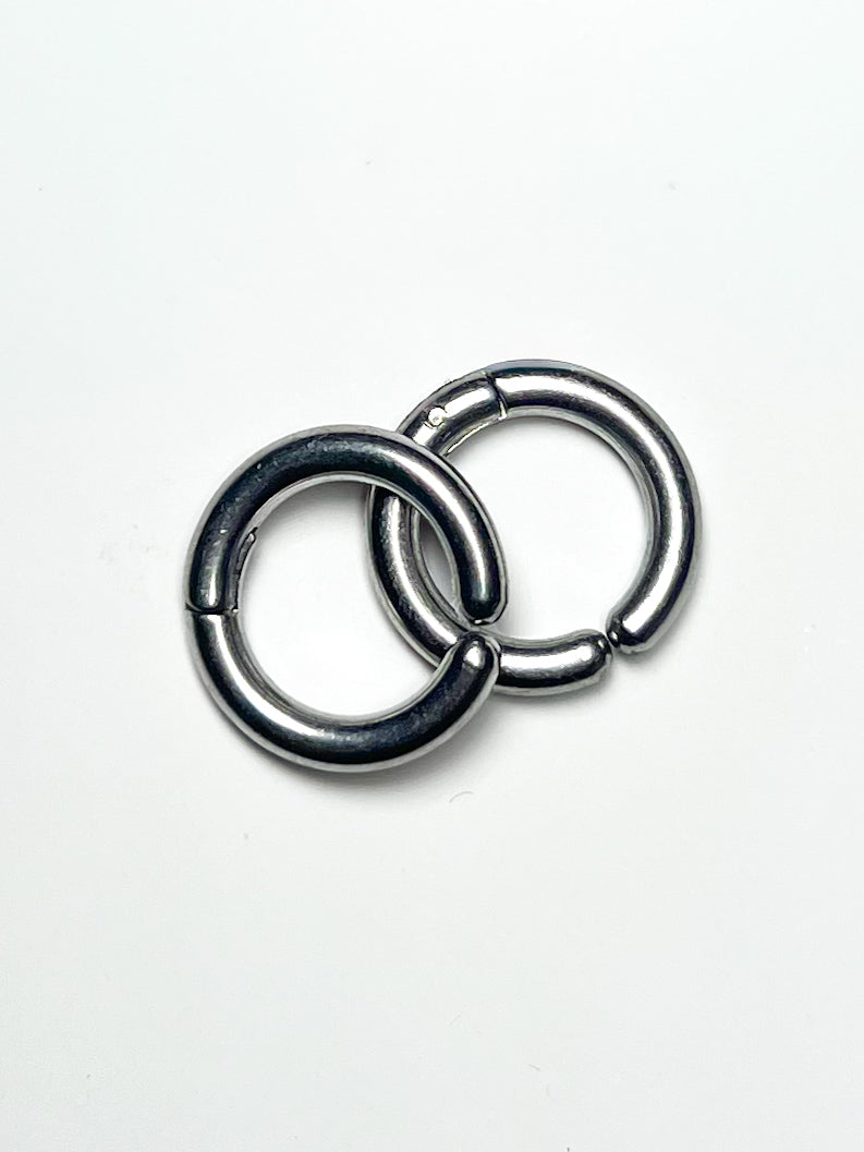 SLEEPER HOOPS · 1MM (SILVER)