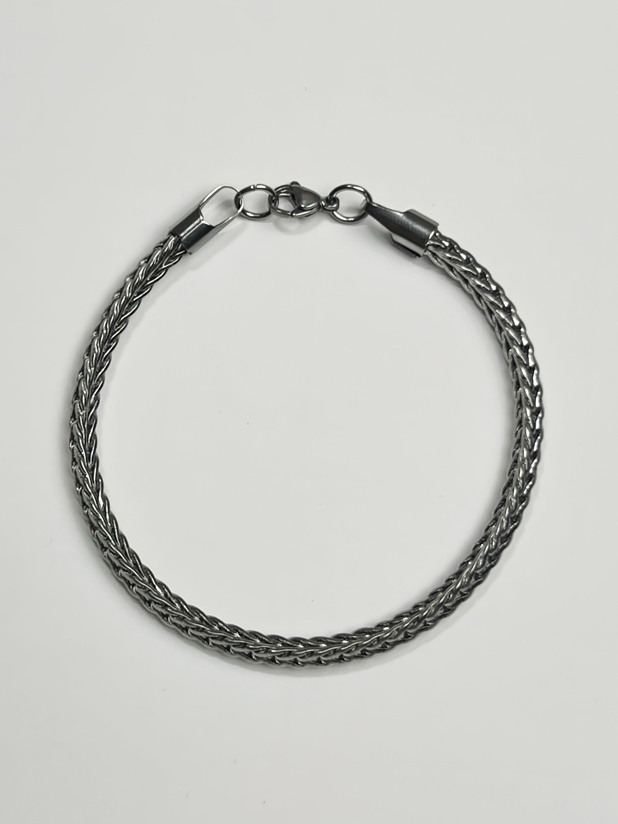 WHEAT BRACELET · 3MM (SILVER)