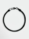 WHEAT BRACELET · 3MM (BLACK)
