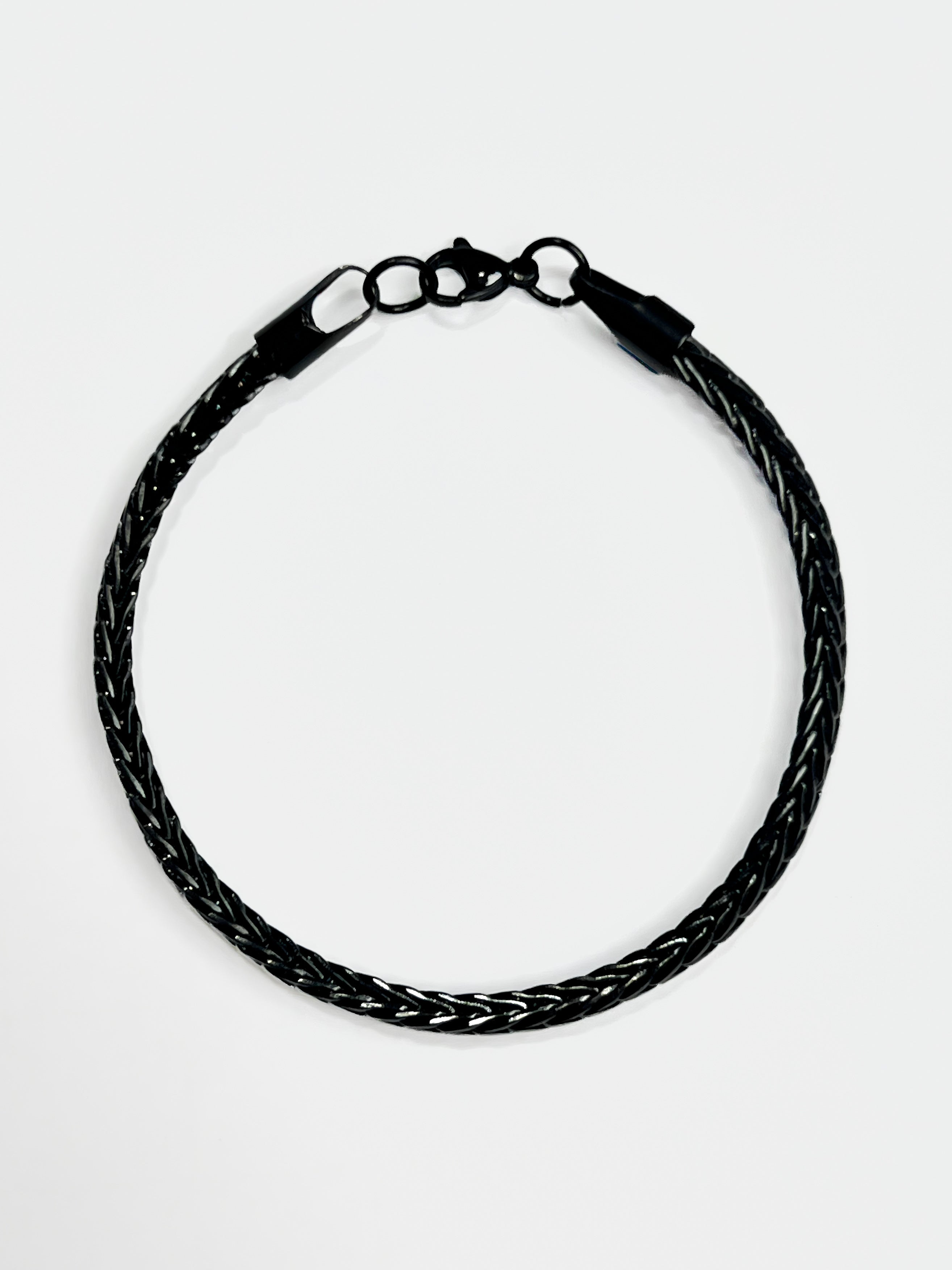 WHEAT BRACELET · 3MM (BLACK)