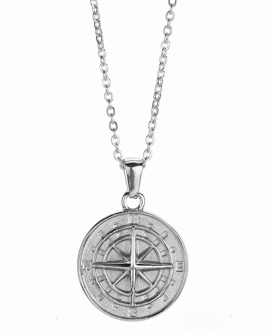 COMPASS PENDANT (SILVER)