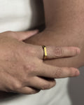 BAR SIGNET RING (GOLD)