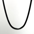 HERRINGBONE CHAIN · 3MM (BLACK)