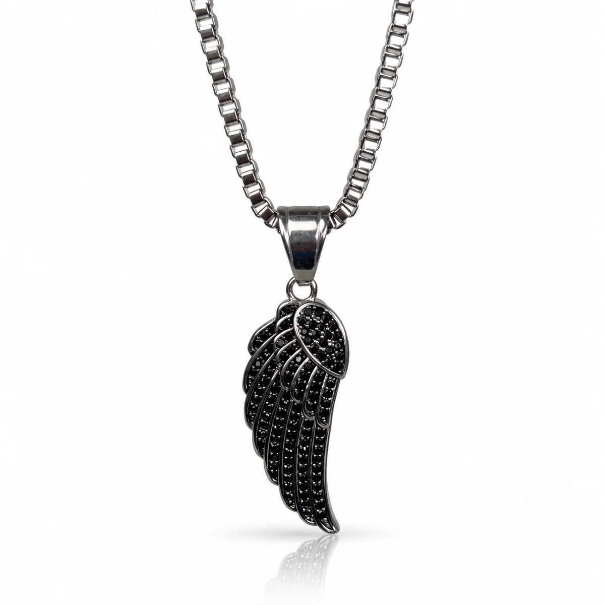 WING PENDANT (BLACK)
