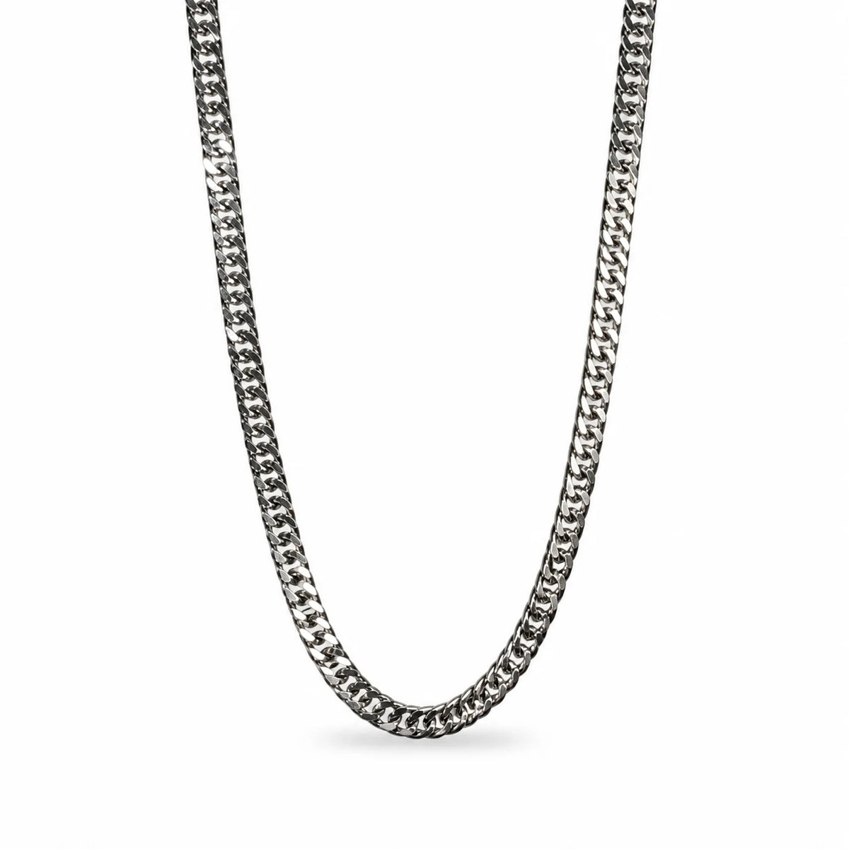 DOUBLE LINK CHAIN · (SILVER)