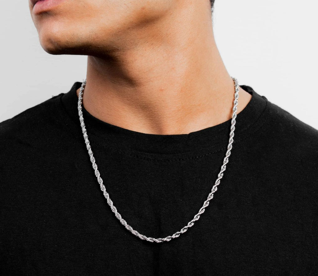 ROPE 4MM CHAIN (SILVER)