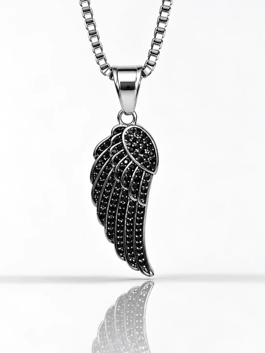 WING PENDANT (BLACK)