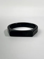 VECTOR SIGNET RING (BLACK)
