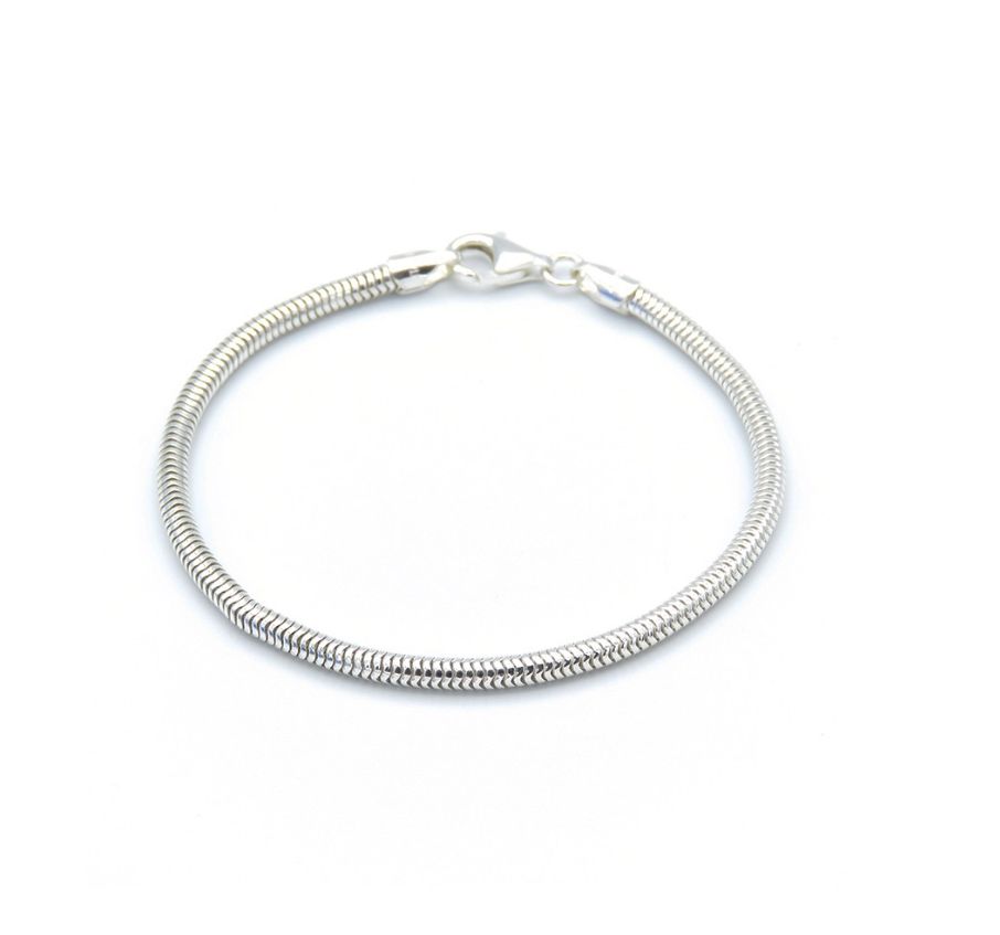 SNAKE BRACELET 3MM (SILVER)