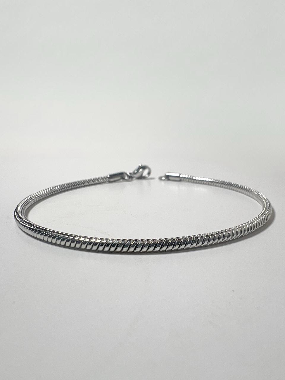 SNAKE BRACELET 3MM (SILVER)
