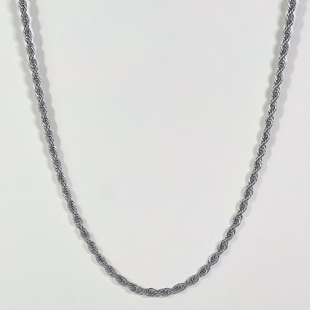 ROPE 4MM CHAIN (SILVER)