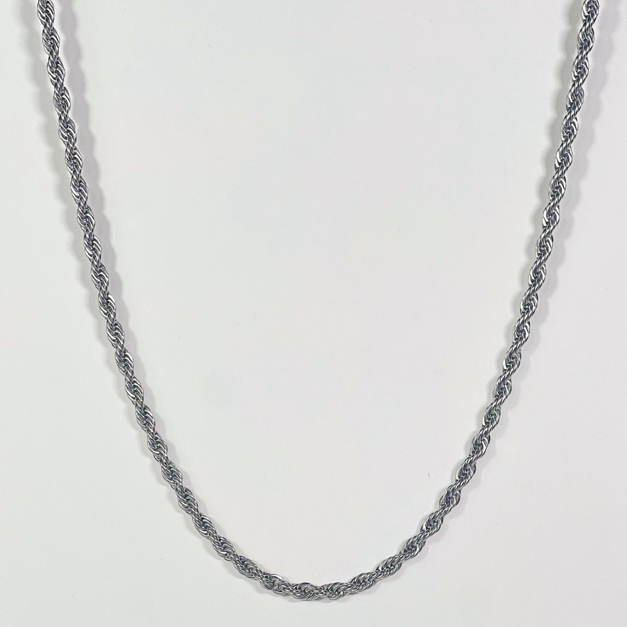 ROPE 4MM CHAIN (SILVER)