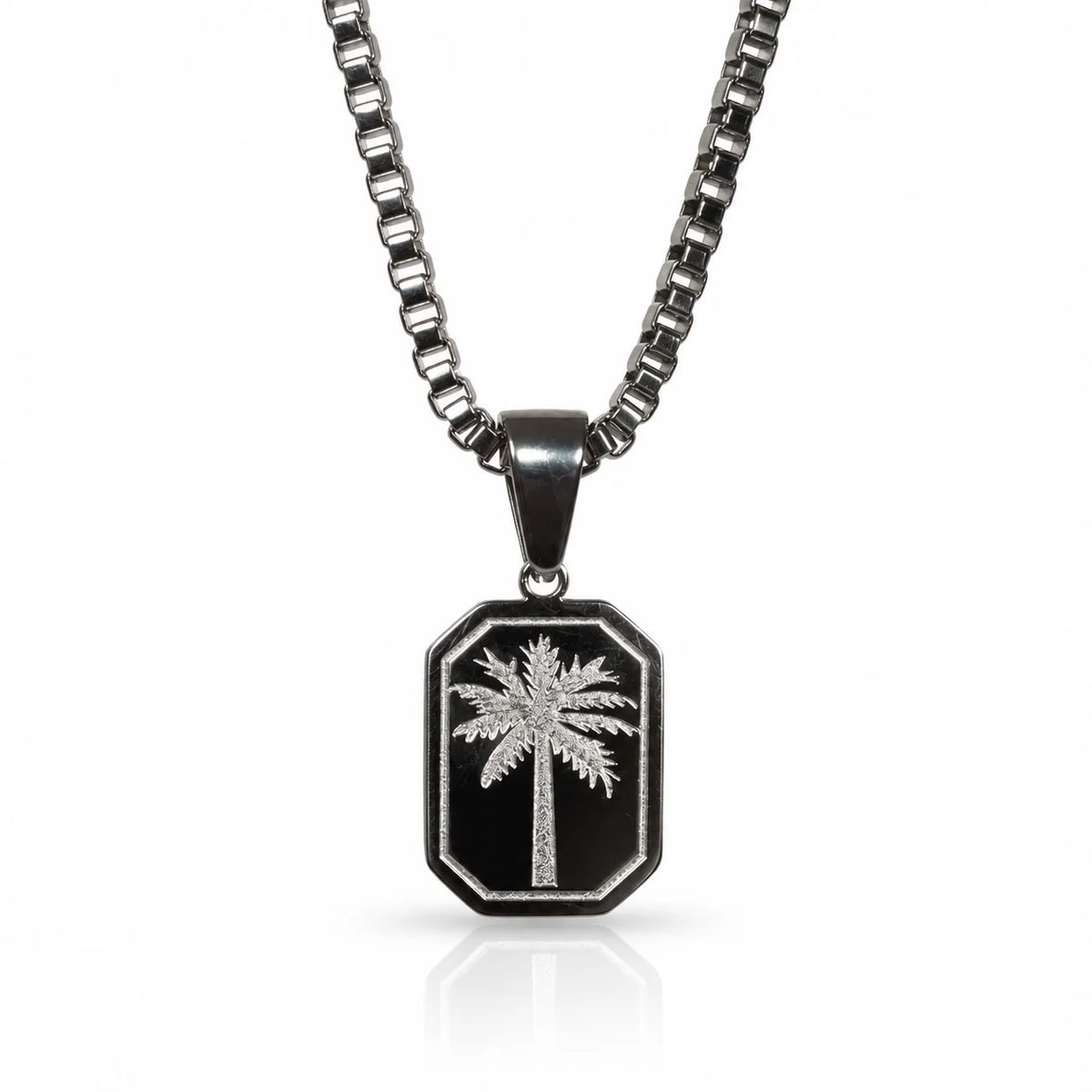 PALM TREE PENDANT (SILVER)